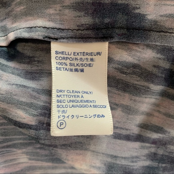 Rebecca Minkoff silk watercolor top size small - Picture 8 of 8